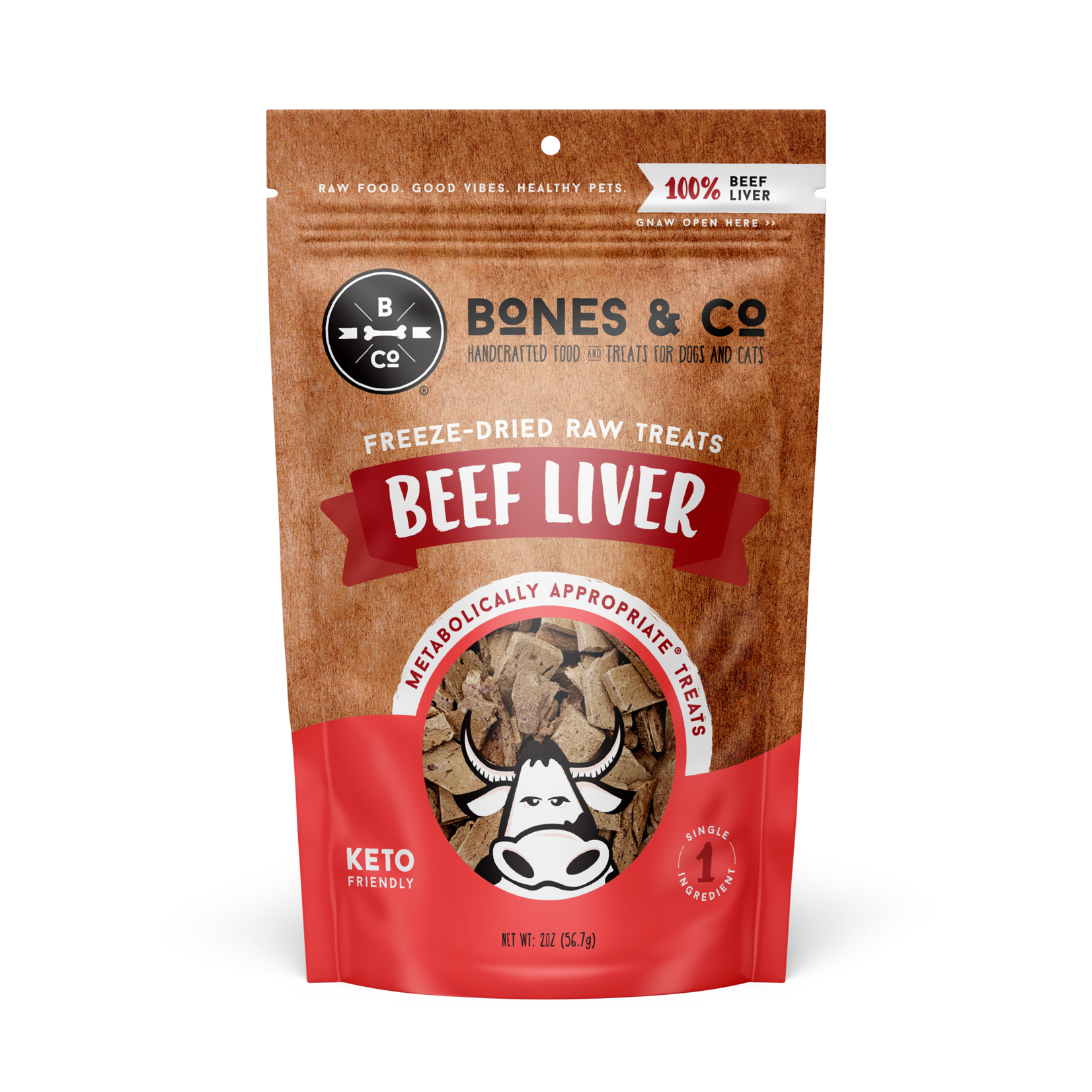 BONES & CO. DOG CAT BEEF LIVER FD TREAT 2OZ