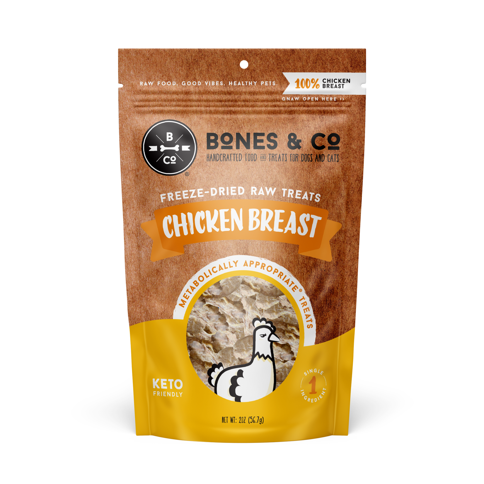 BONES & CO. DOG CAT CHICKEN BREAST FD TREAT 2OZ