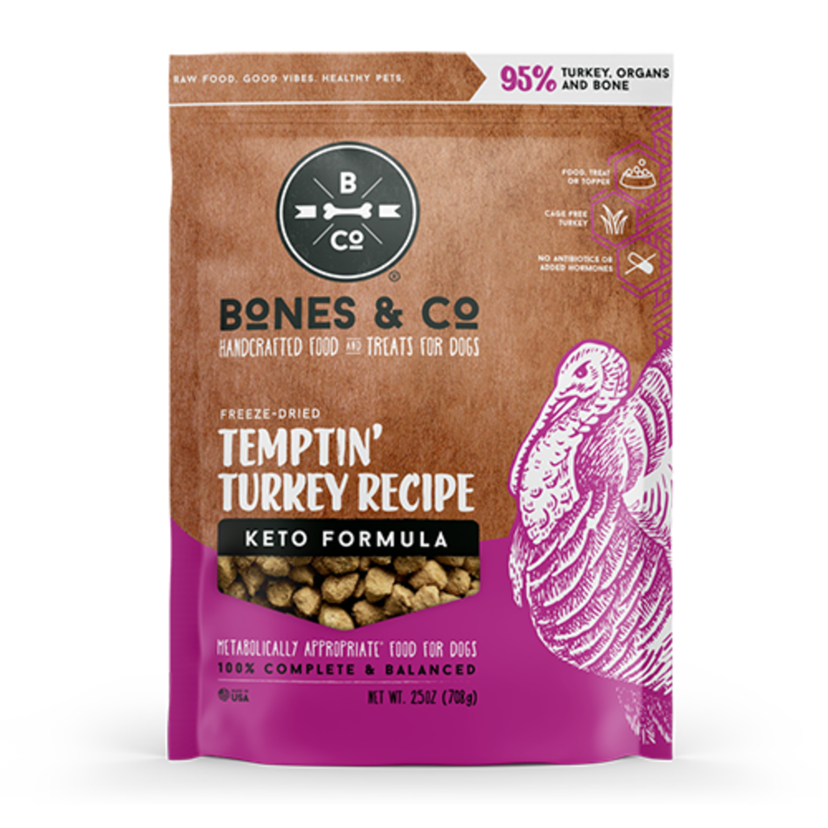BONES & CO. DOG BITES TEMPTIN' TURKEY FD 25OZ