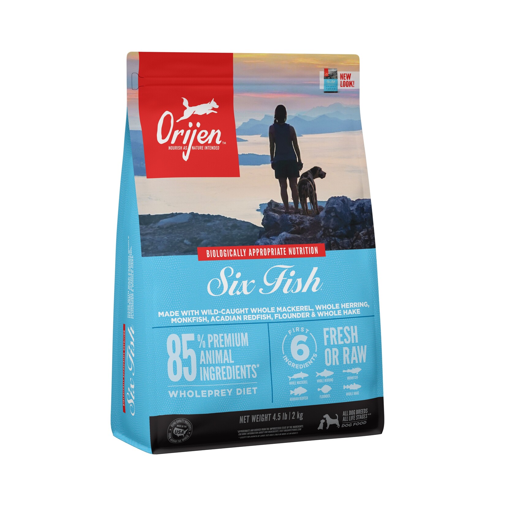 ORIJEN DOG SIX FISH 4.5LB