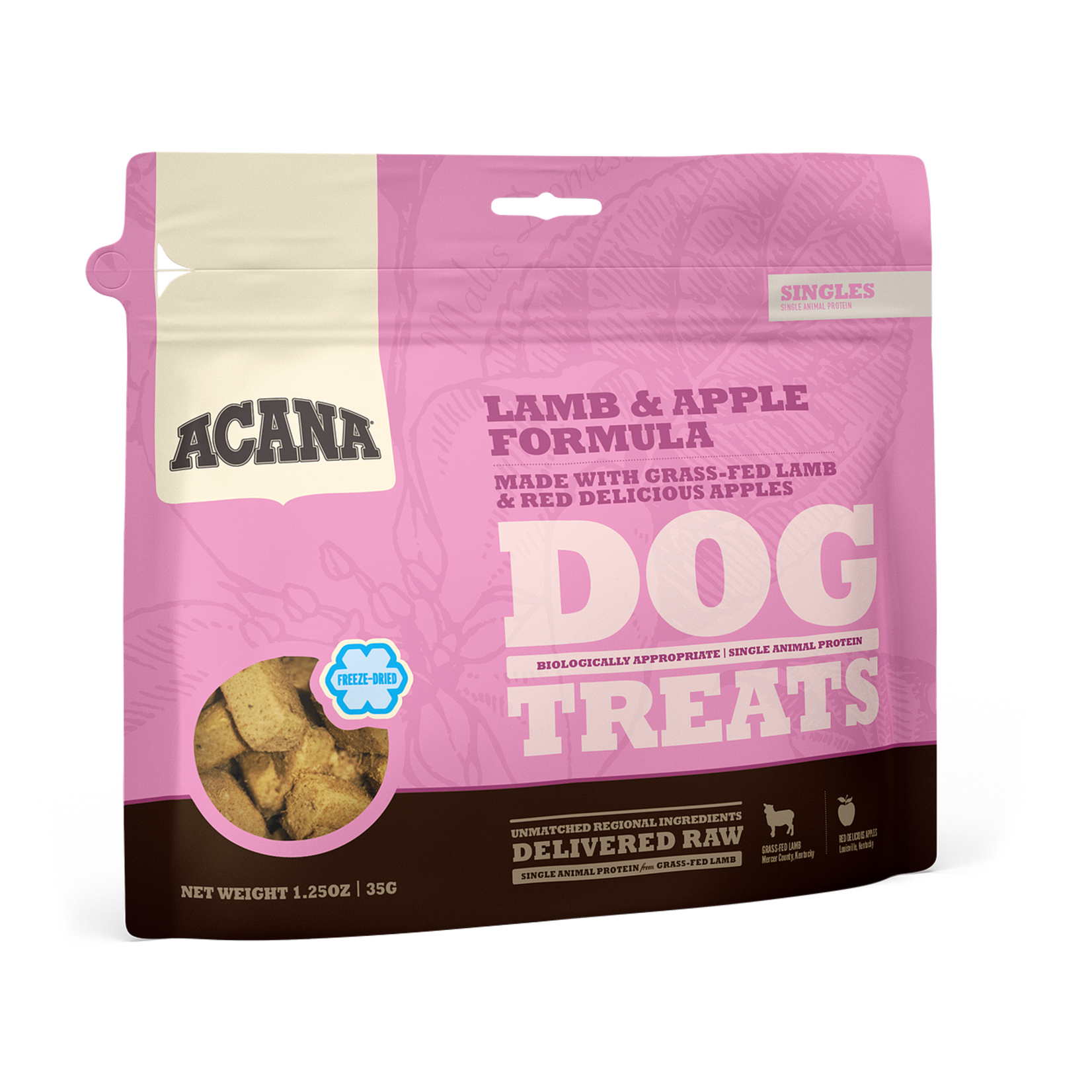 ACANA DOG SINGLES LAMB APPLE TREAT 1.25OZ