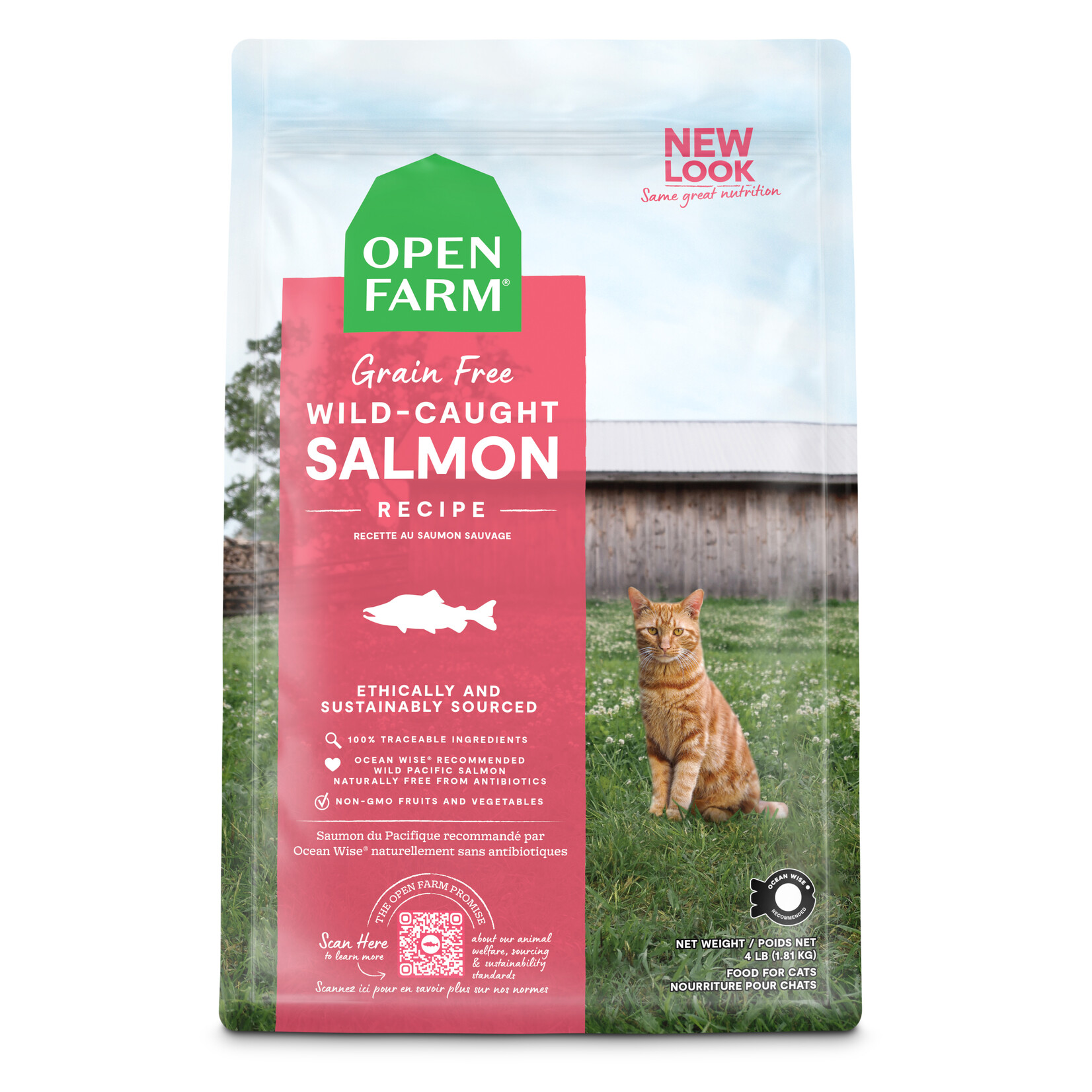 OPEN FARM CAT SALMON 2LB