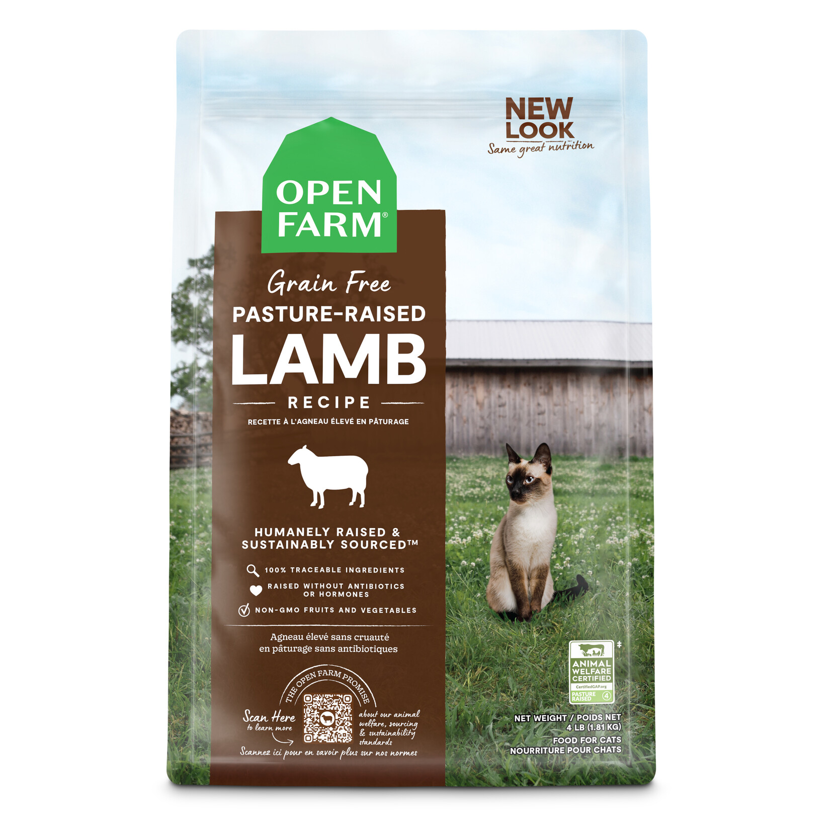 OPEN FARM CAT LAMB 2LB