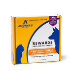 ANSWERS PET FOOD DOG CAT REWARDS GOAT CHEESE TURMERIC TREAT FROZEN 8OZ