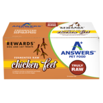 ANSWERS PET FOOD DOG CAT REWARDS FERMENTED CHICKEN FEET FROZEN 8OZ