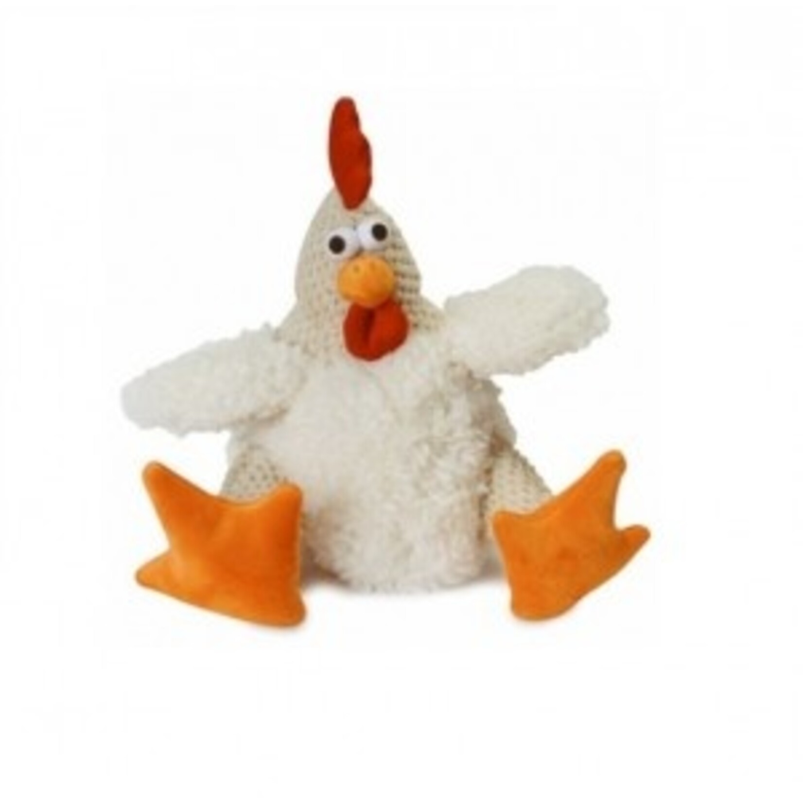 GODOG FAT ROOSTER CHEW QUARD SQUEAKY DOG TOY SMALL