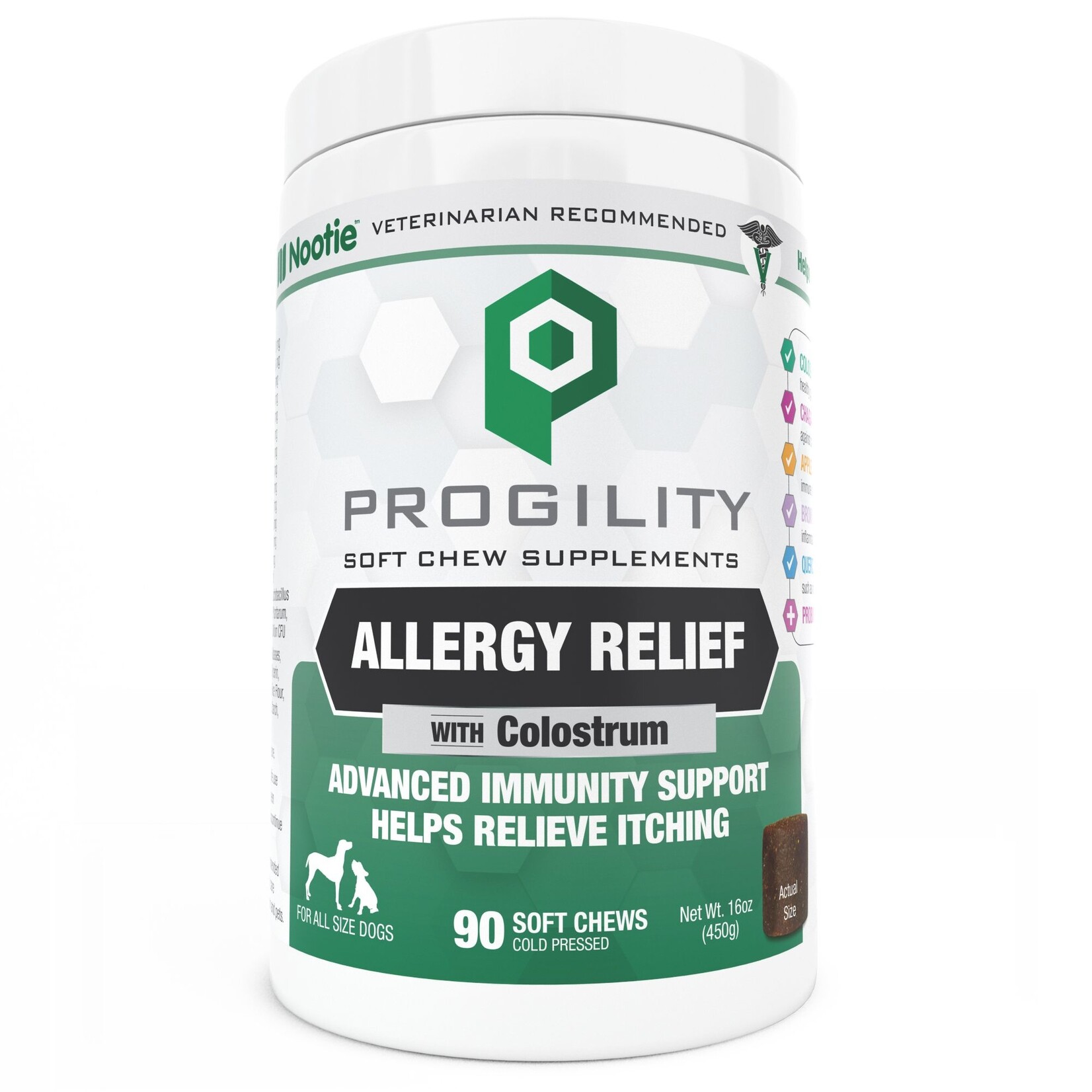 NOOTIE DOG ALLERGY RELIEF LARGE CHEW 90CT 16OZ