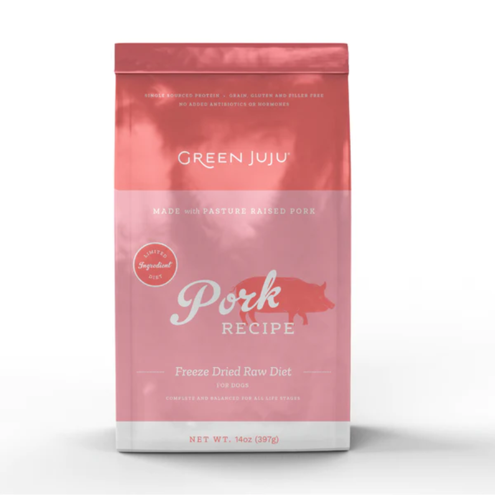 GREEN JUJU DOG LIMITED INGREDIENT DIET PORK FD