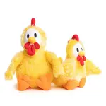 FAB DOG FLUFFY CHICKEN PLUSH DOG TOY- SMALL