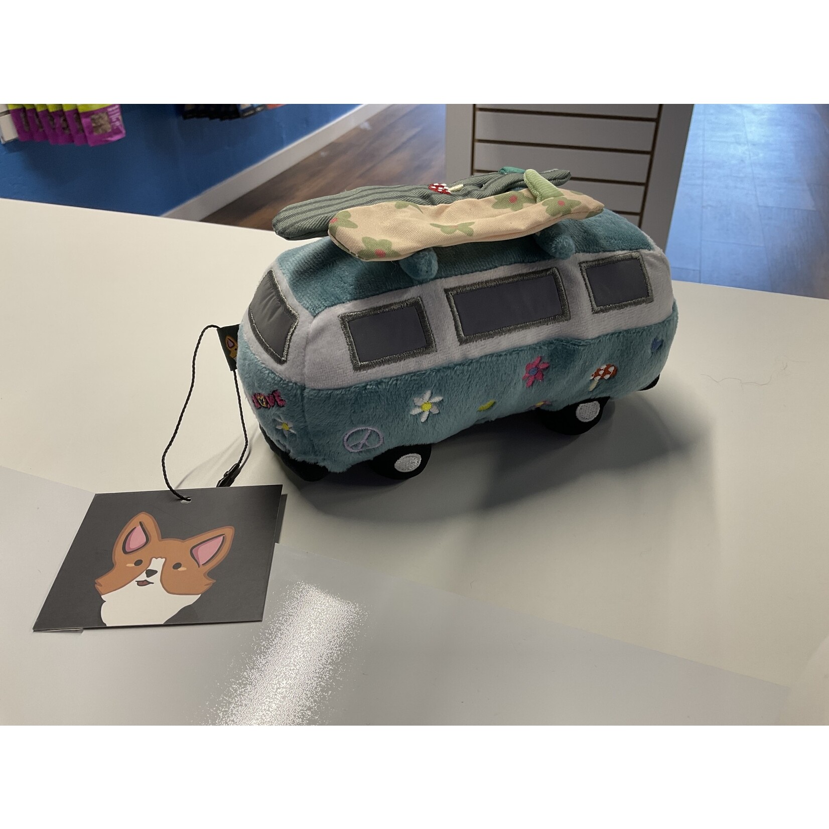 WOOF & CO HIPPIE VAN DOG TOY