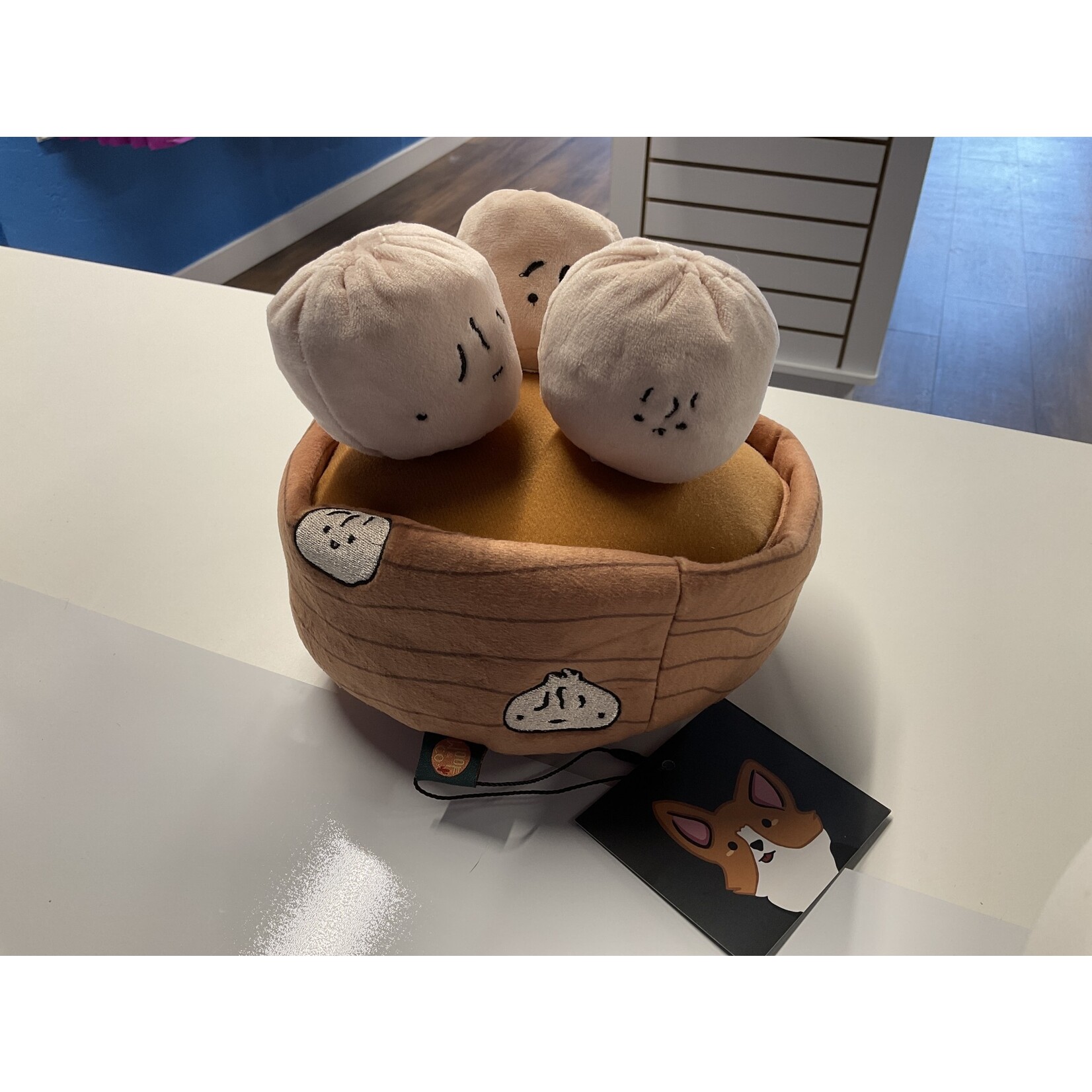 WOOF & CO DIM SUM DUMPLINGS DOG TOY