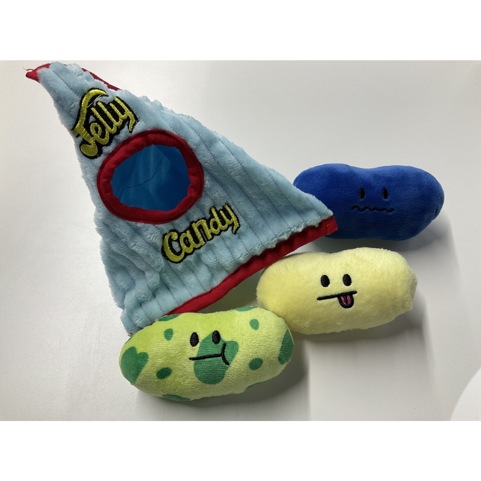 WOOF & CO JELLY BEAN DOG TOY