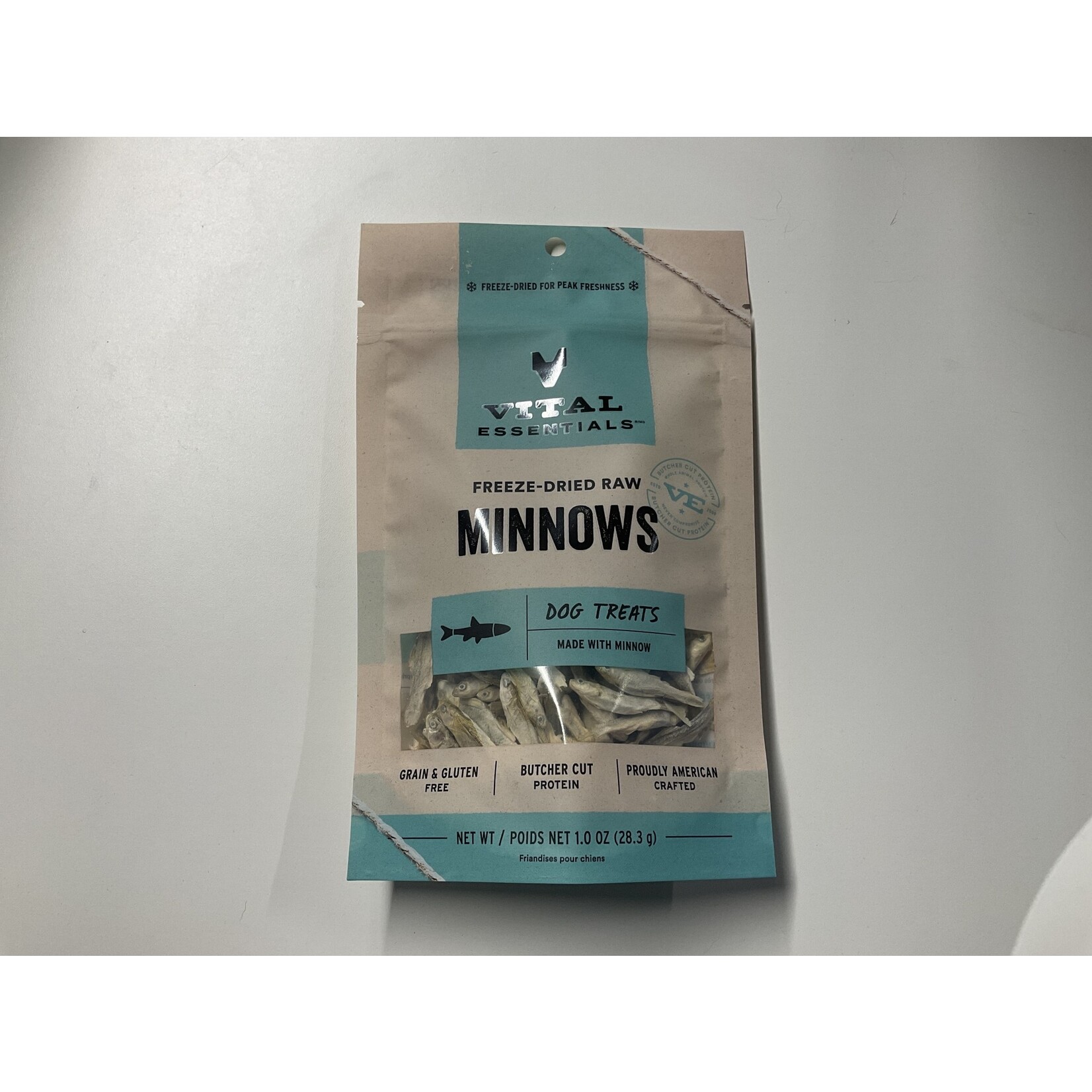 VITAL ESSENTIALS MINNOWS FD TREATS 1.0OZ