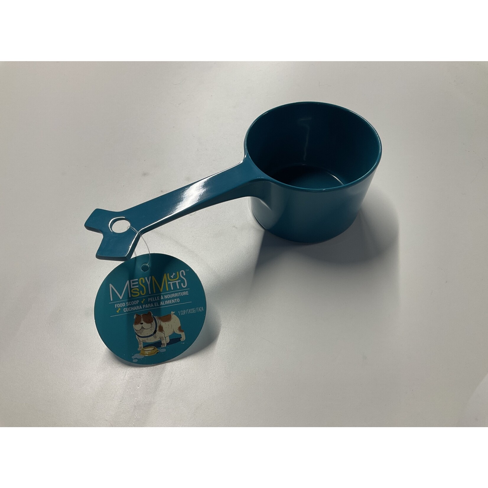 MESSY MUTTS MESSY MUTS FOOD SCOOP 1 CUP BLUE