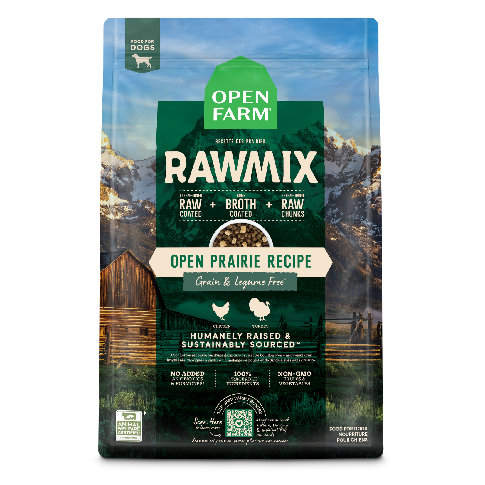 OPEN FARM CAT RAWMIX OPEN PRAIRIE 2.25LB