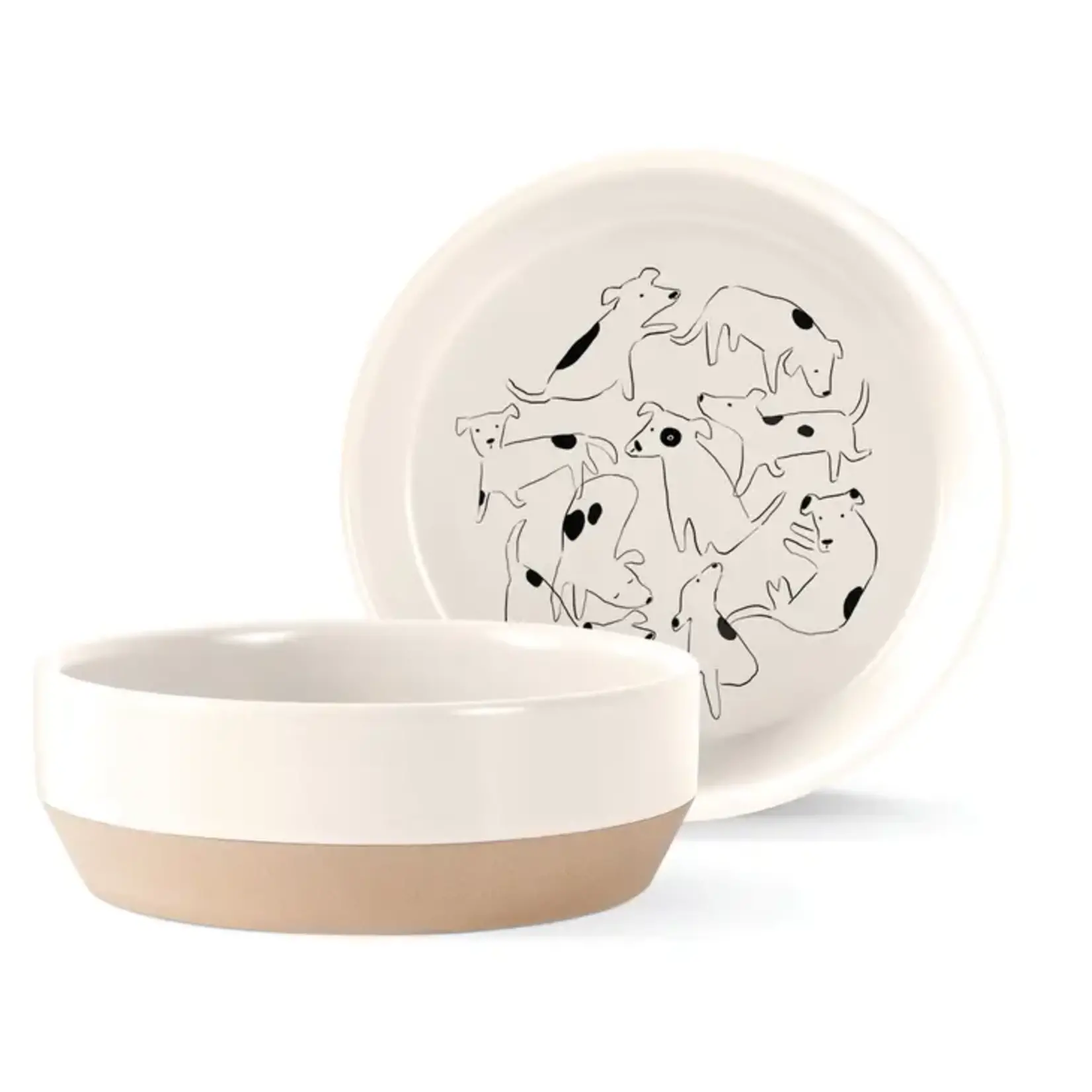 PETSHOP SPOT DOG BOWL