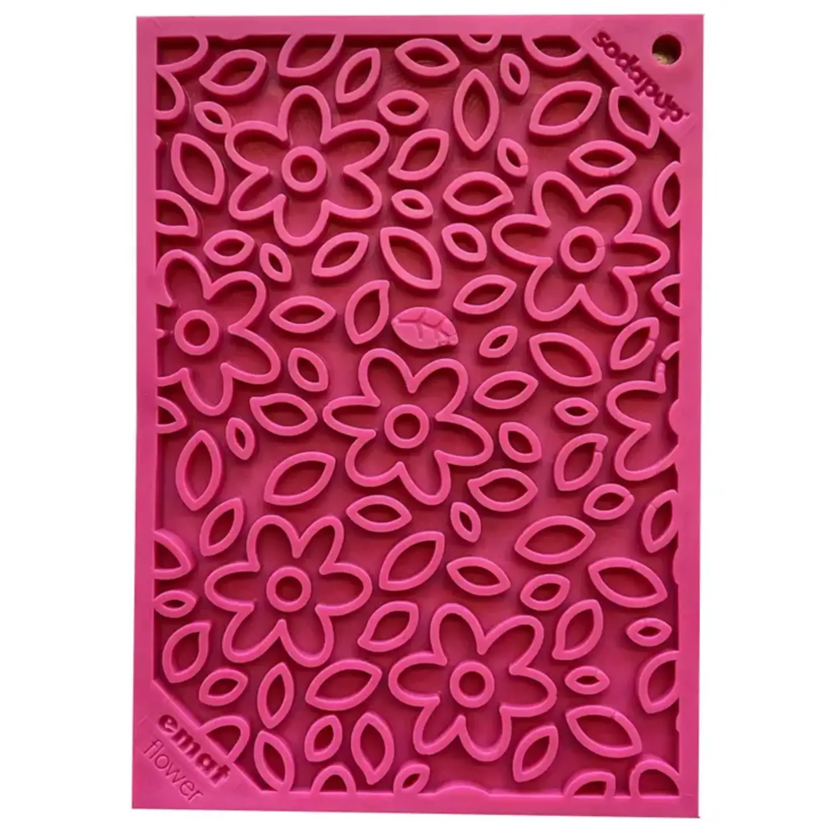 SODAPUP PINK FLOWER POWER LICK MAT