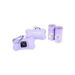 POOP N' GO PURPLE DISPENSER WITH MATCHING REFILL ROLL