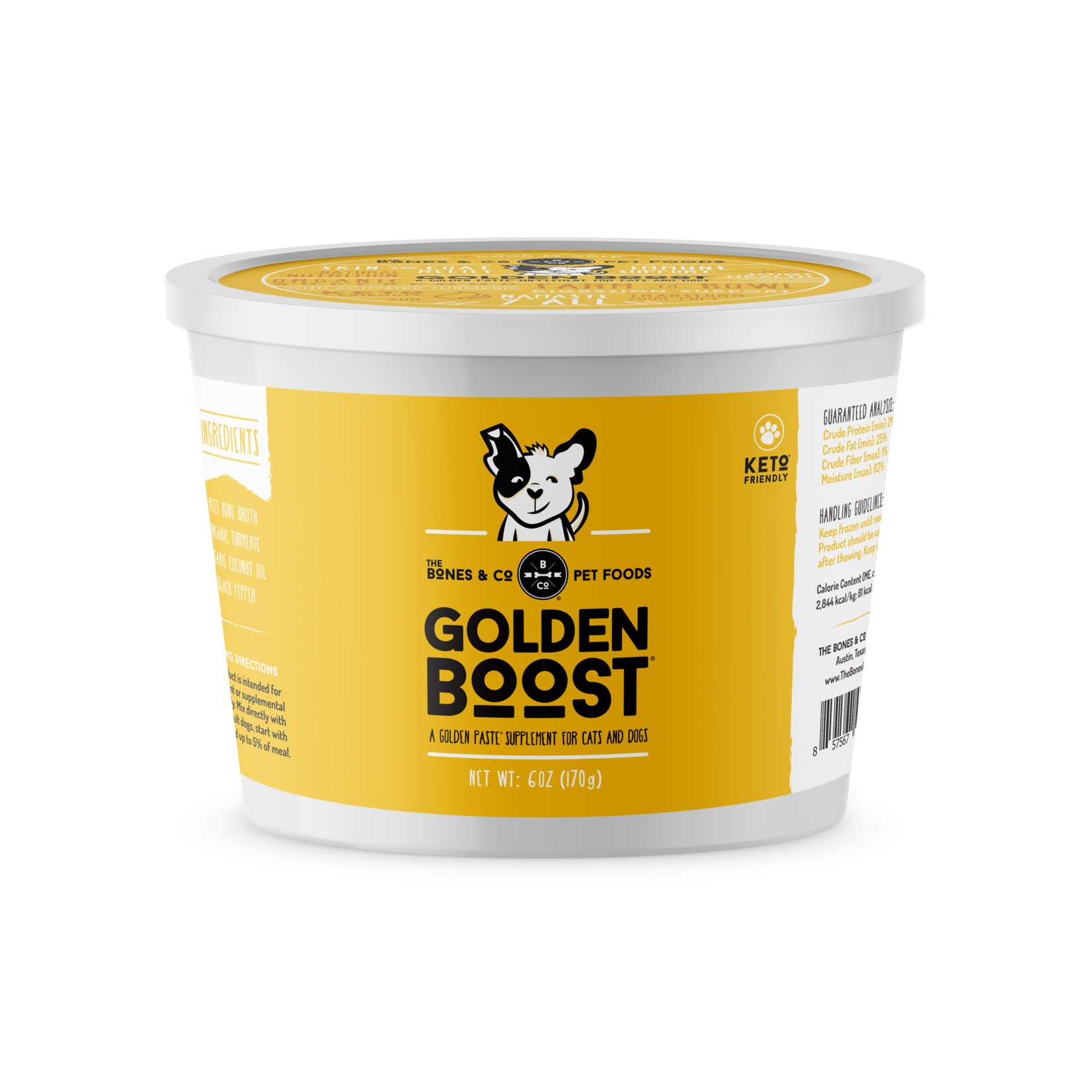 BONES & CO. DOG CAT GOLDEN BOOST FROZEN 6OZ