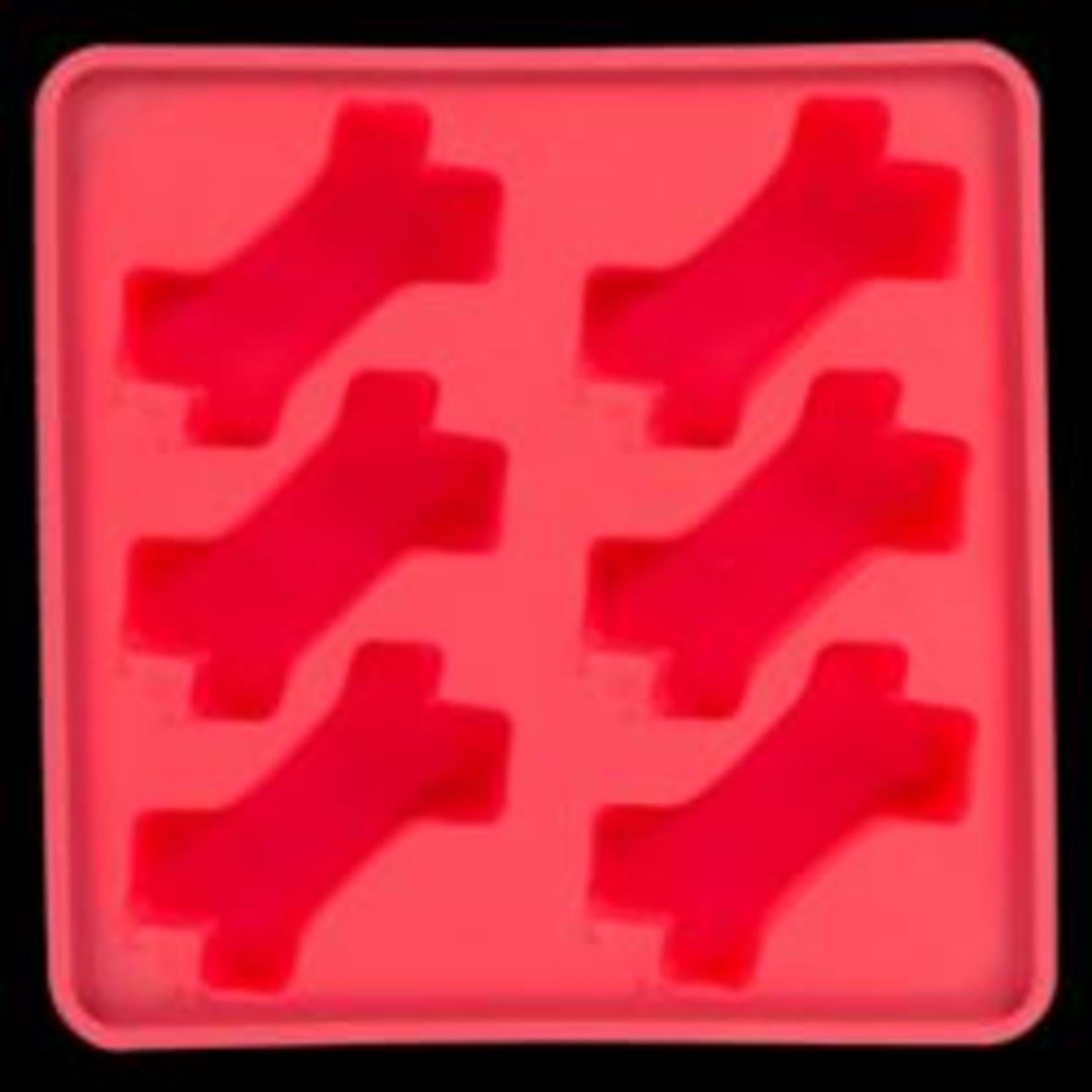 MESSY MUTTS SILICONE INTERACTIVE POPSICLE MOLD 10IN X 10IN WATERMELON 6