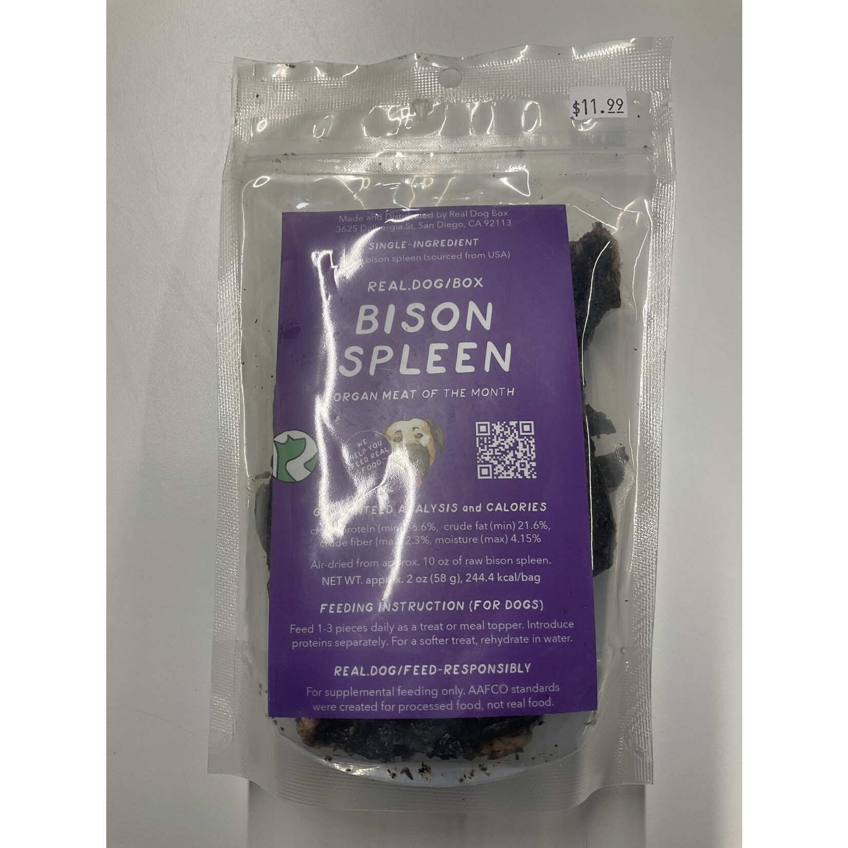 REAL DOG BISON SPLEEN