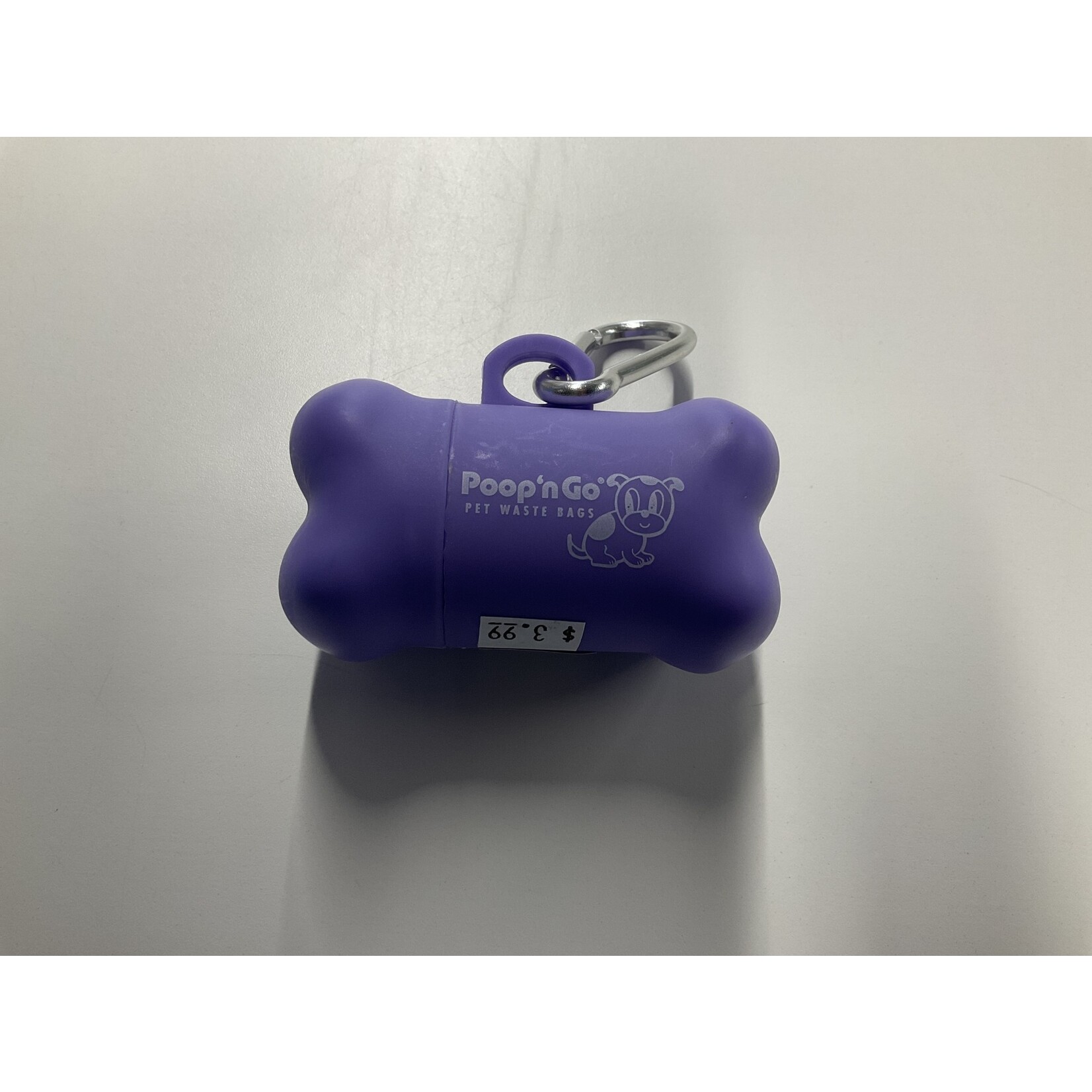 POOP N' GO PURPLE DISPENSER WITH MATCHING REFILL ROLL
