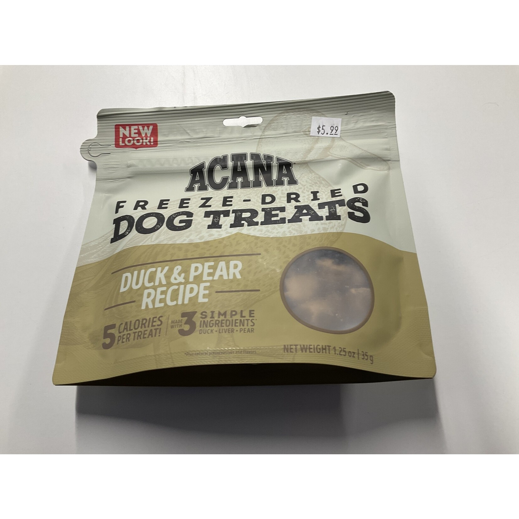ACANA DOG SINGLES DUCK PEAR TREAT 1.25OZ
