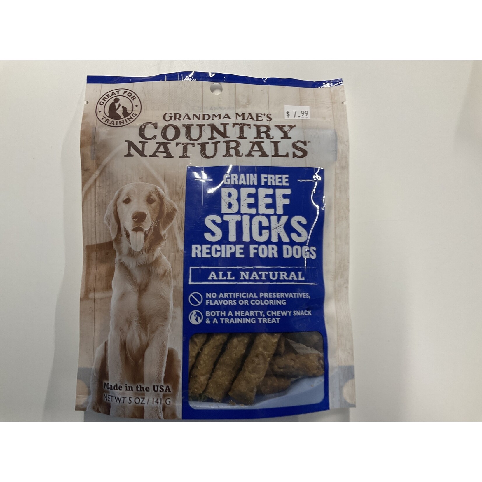 COUNTRY NATURALS DOG COUNTRY NATURALS BEEF STICKS TREAT 5OZ