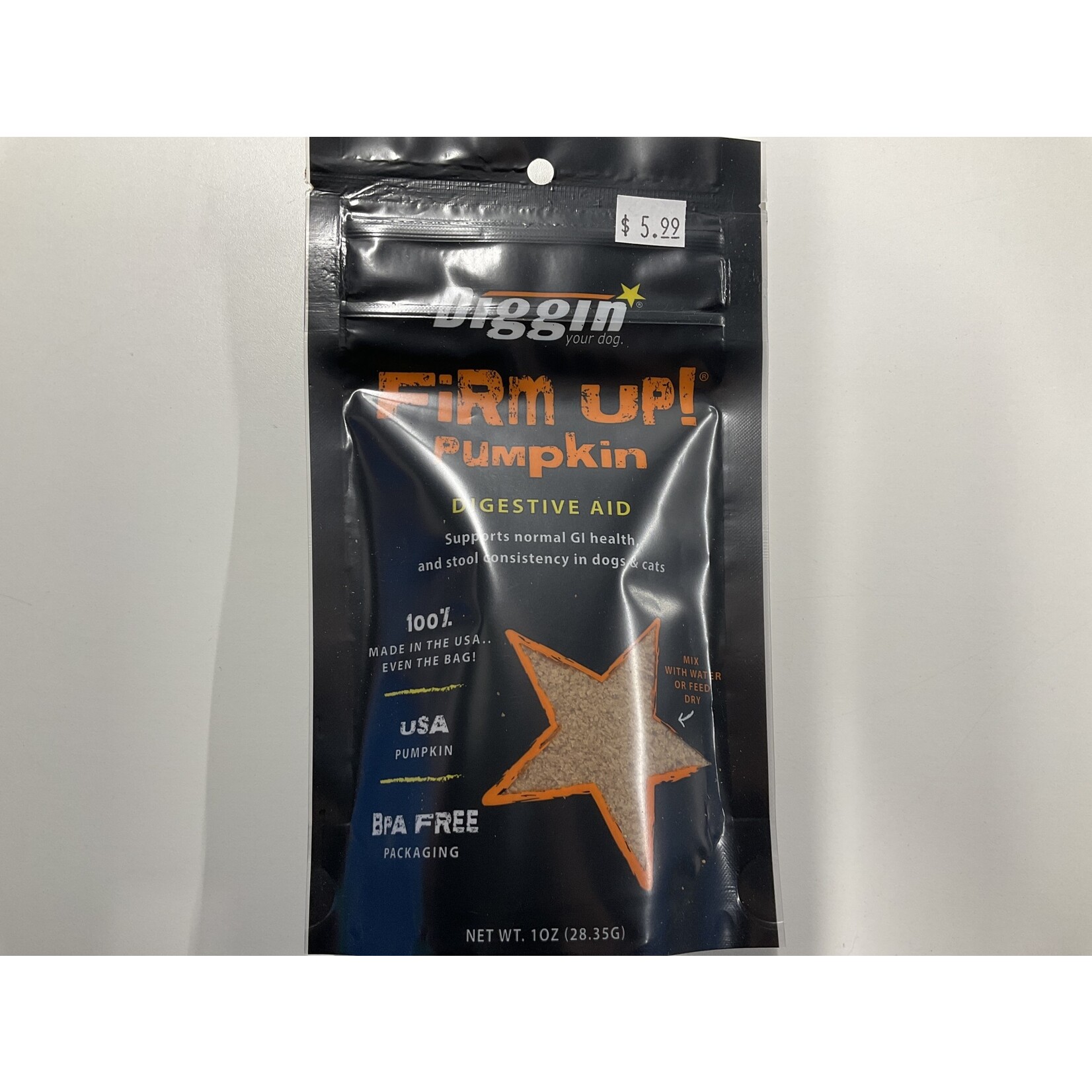 DIGGIN YOUR DOG DOG CAT FIRM UP TRIAL SIZE 1OZ