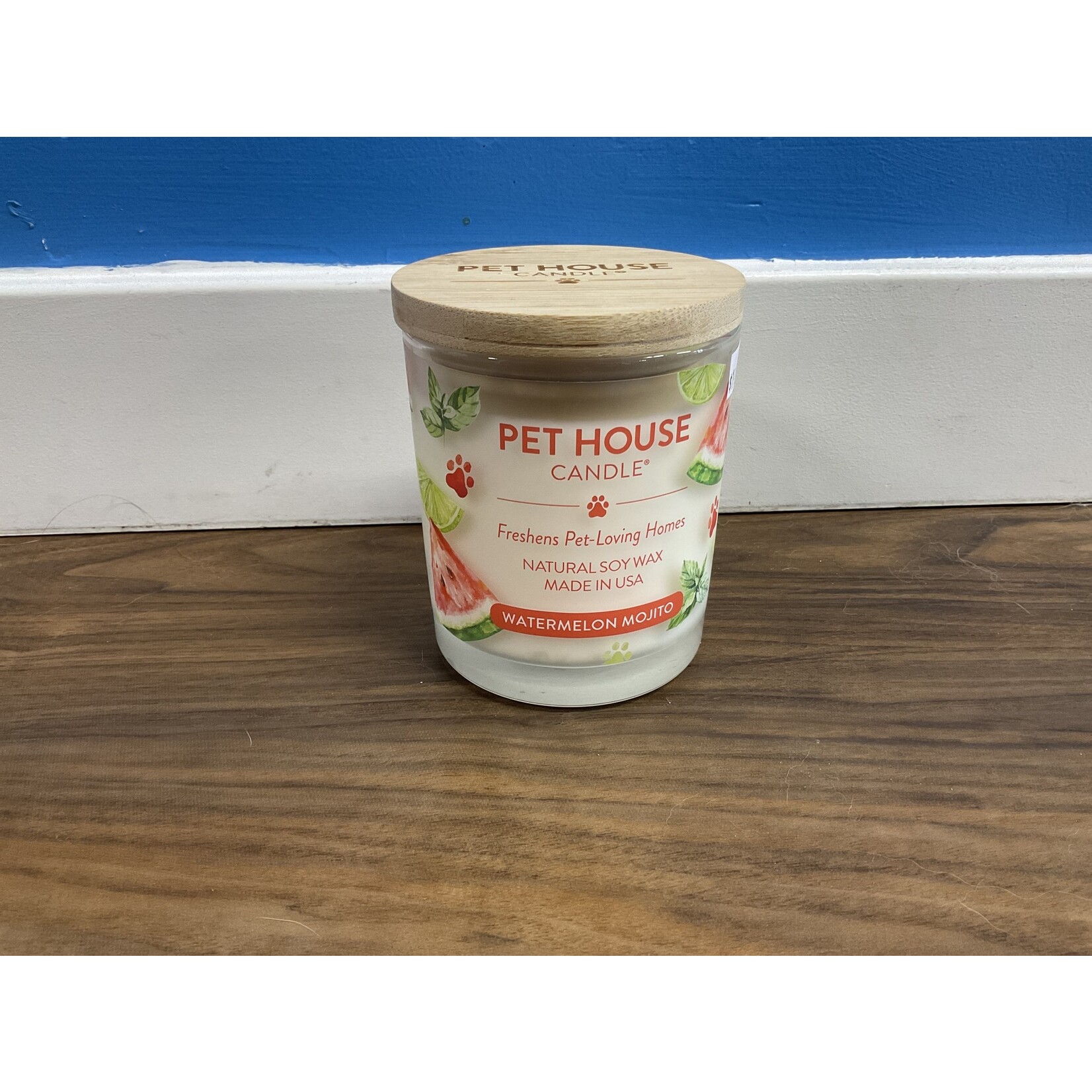 PET HOUSE WATERMELON MOJITO CANDLE 9OZ