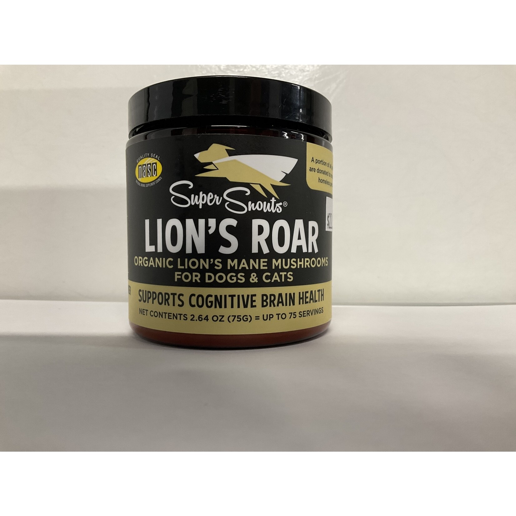 DIGGIN YOUR DOG SUPER SNOUTS LIONS ROAR MUSHROOMS 2.64OZ