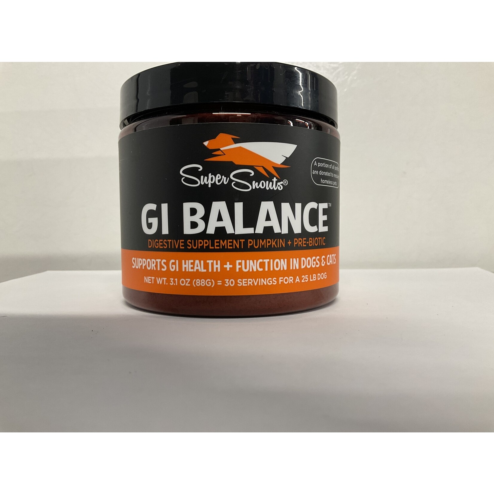 DIGGIN YOUR DOG SUPER SNOUTS G.I. BALANCE DIGESTIVE SUPPLEMENT 3.5OZ