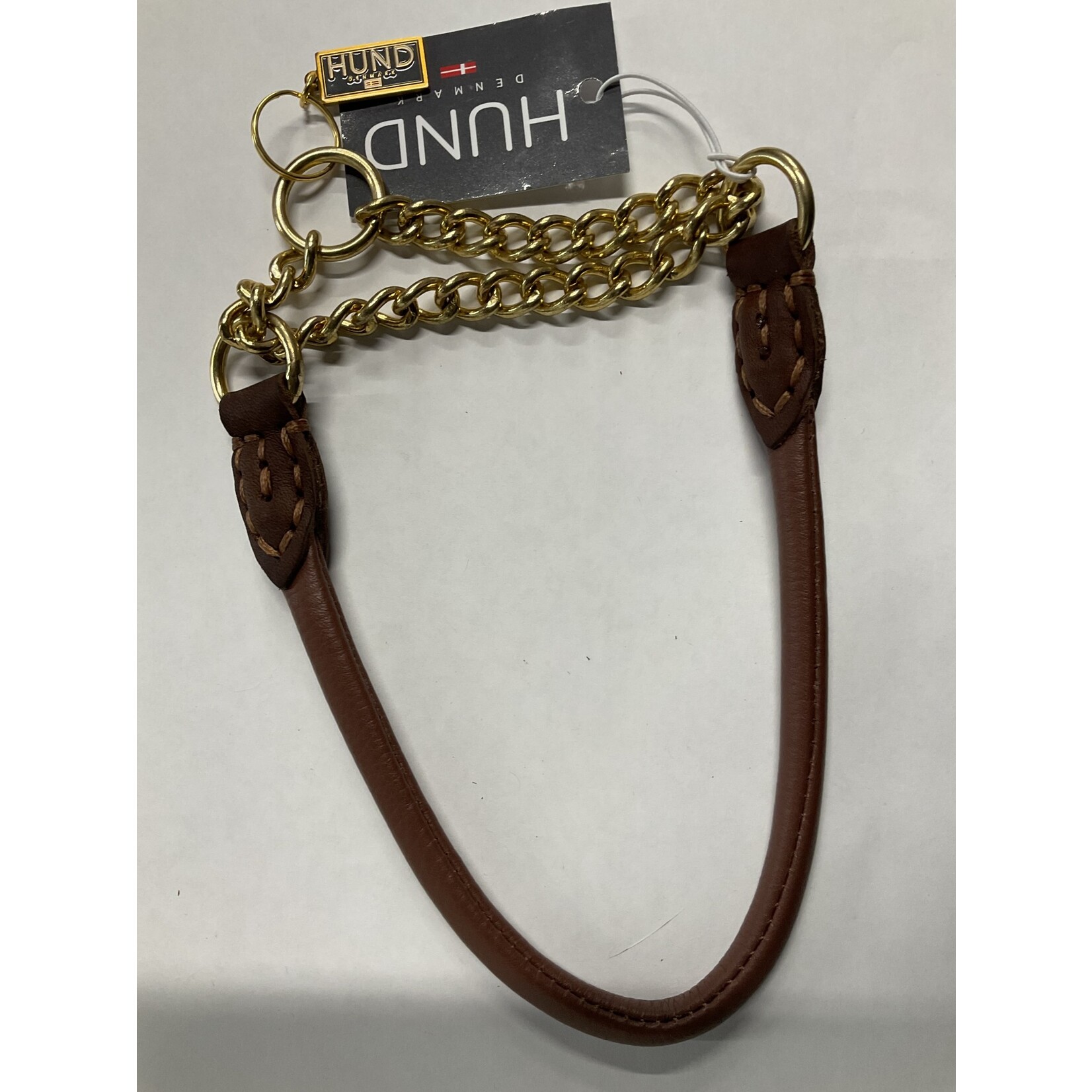 HUND MARTINGALE COLLAR BROWN-1/3"-16"
