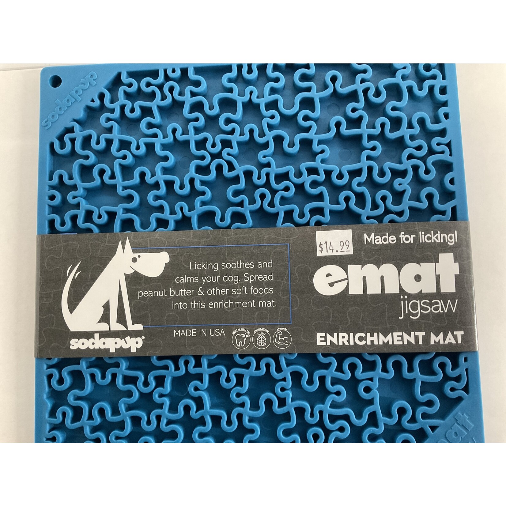 SODAPUP BLUE JIGSAW LICK MAT