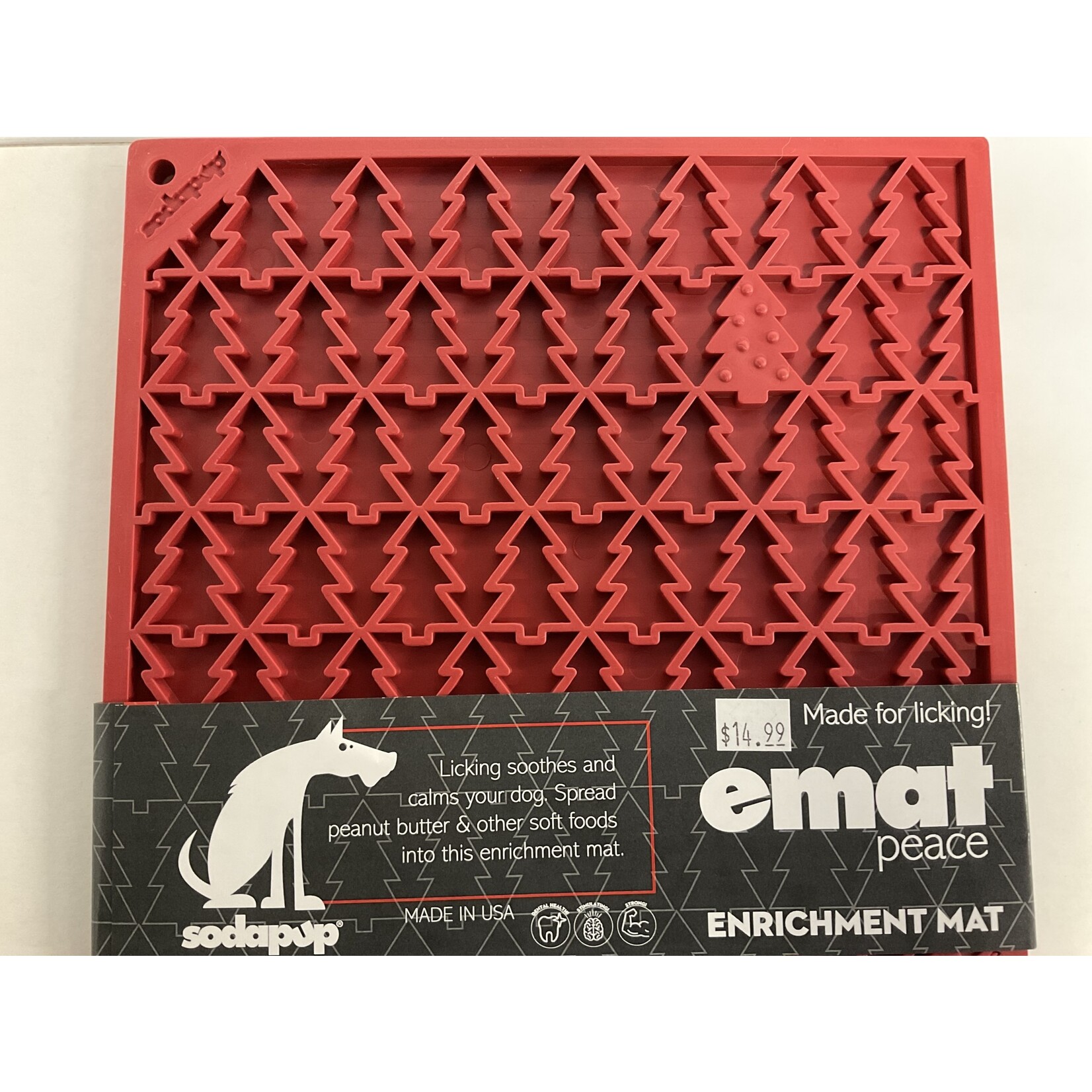 SODAPUP RED TREE LICK MAT