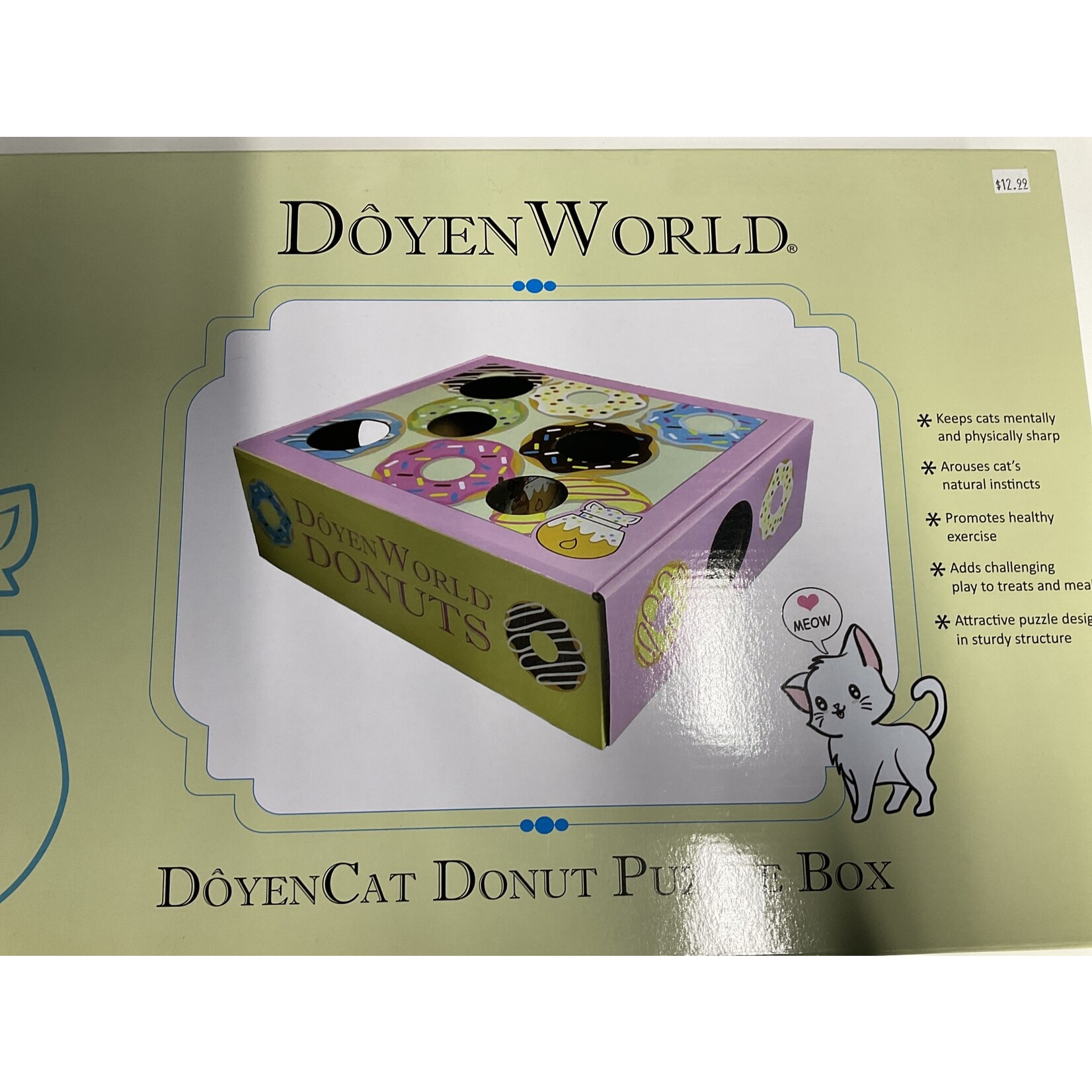 DOYENWORLD CAT PUZZLE BOX DONUT