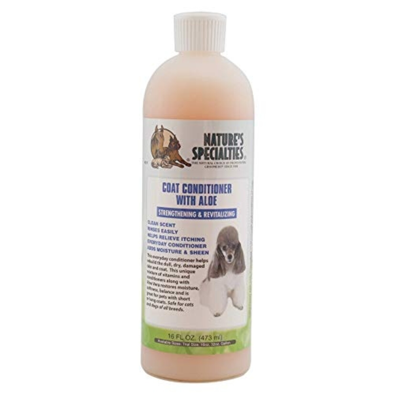 NATURE'S SPECIALTIES COAT CONDITIONER FOR DOGS & CATS 16OZ