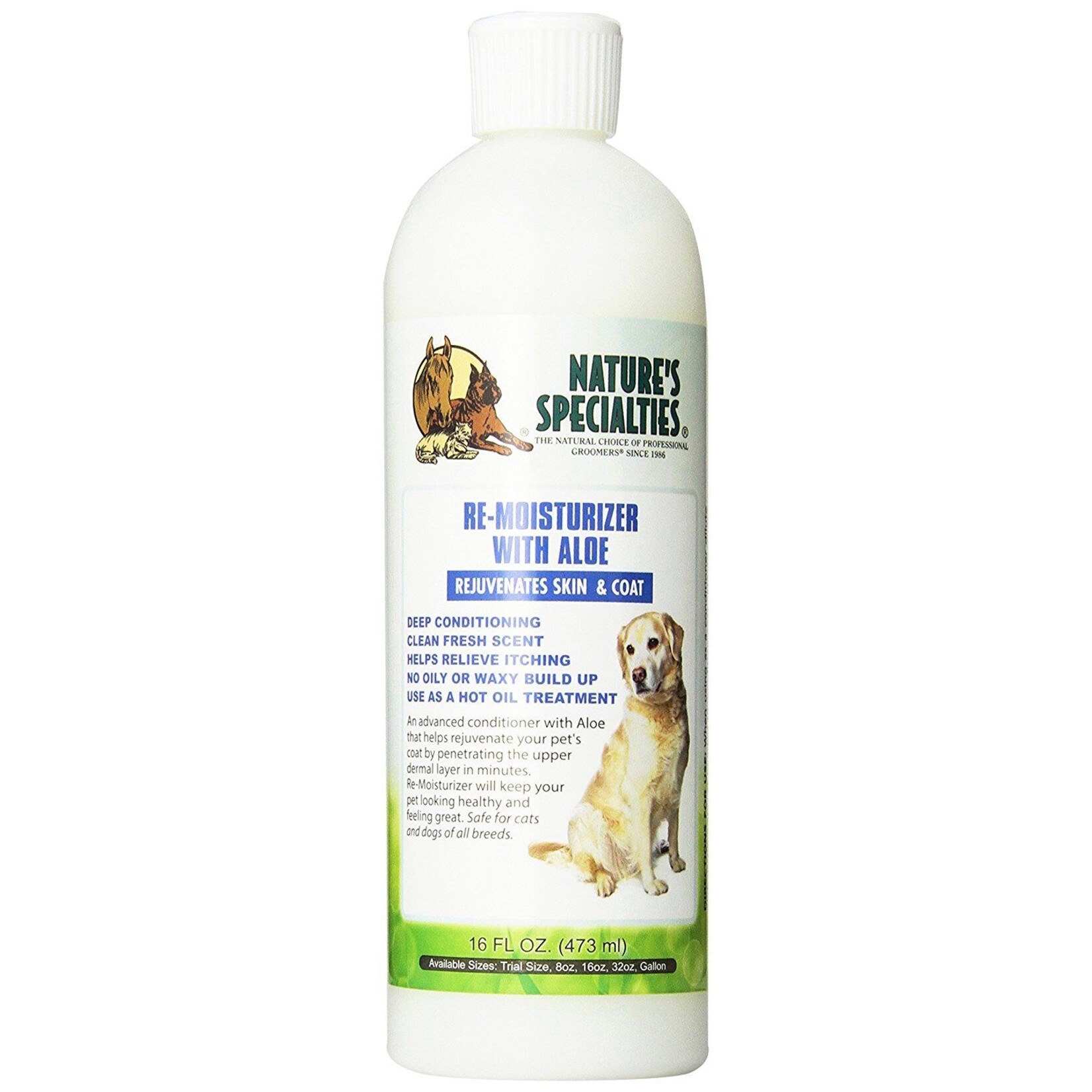 NATURAL BALANCE RE-MOISTURIZER WITH ALOE FOR DOGS & CATS 16 OZ