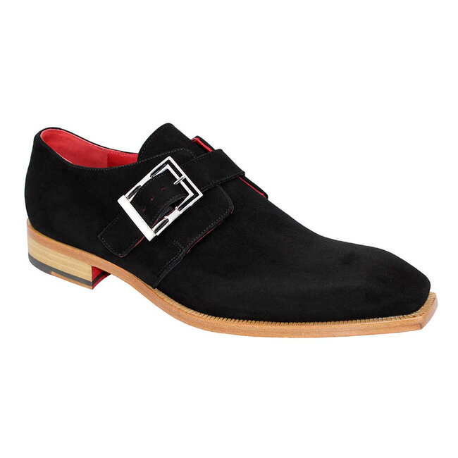 Emilio Franco Monk Strap Suede Shoe "Manuel"