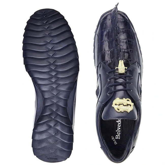 Belvedere Shoes Hornback Calf -Skin Genuine Exotic Leather Shoes