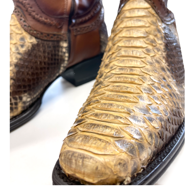 Los Altos Square Toe Python (Los Altos) Rustic Oryx