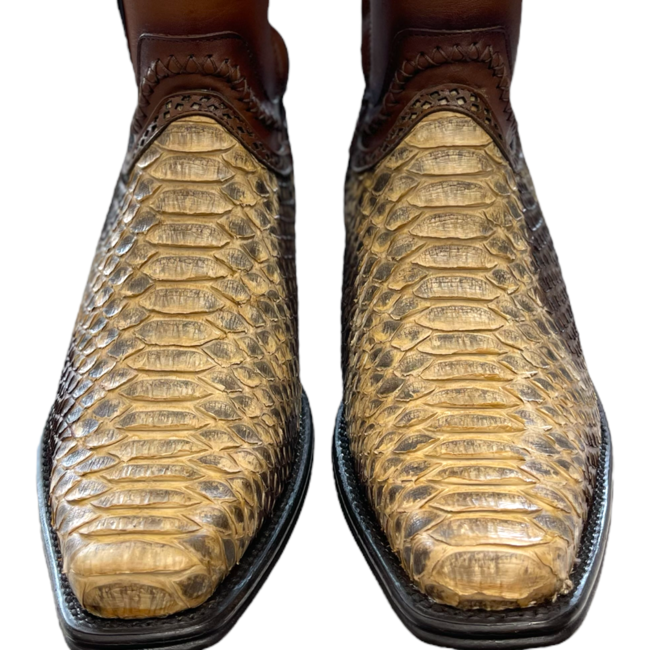 Los Altos Square Toe Python (Los Altos) Rustic Oryx