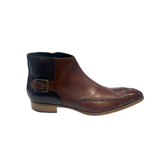 Duca Chelsea Leather Boot Taranto W/Buckle