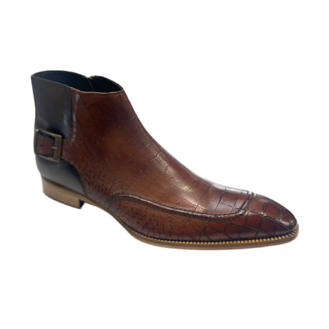 Duca Chelsea Leather Boot Taranto W/Buckle