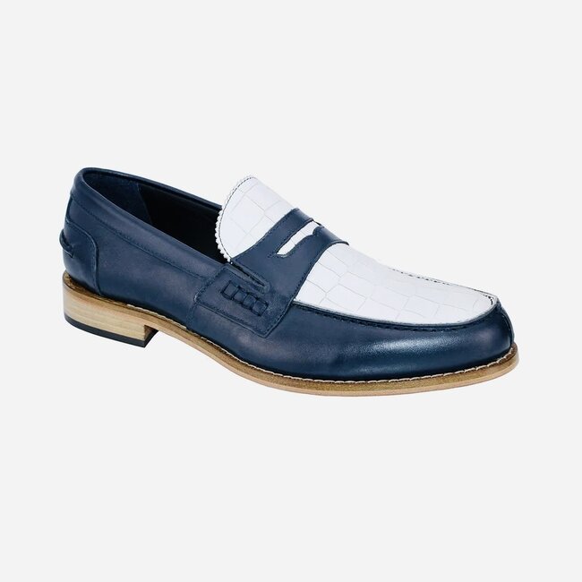 Duca Croc/Leather Loafer  Two Tone (LUGANO)