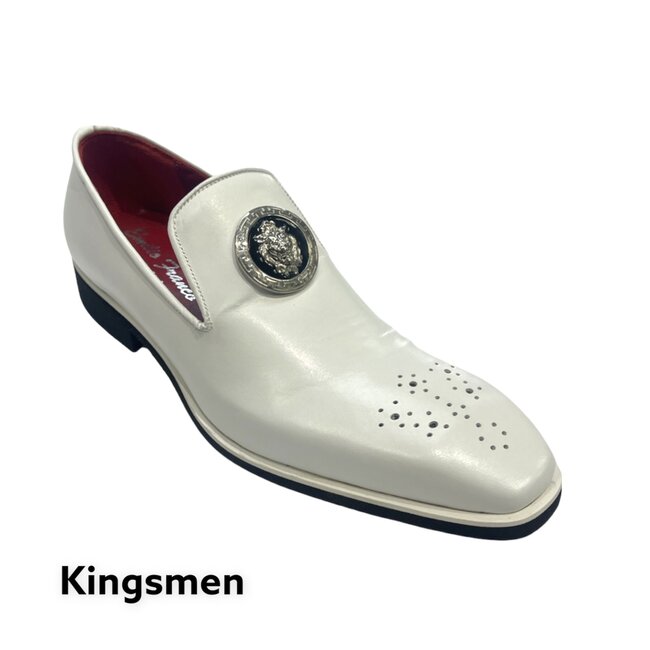 Emilio Franco Soft Bottom Loafer White