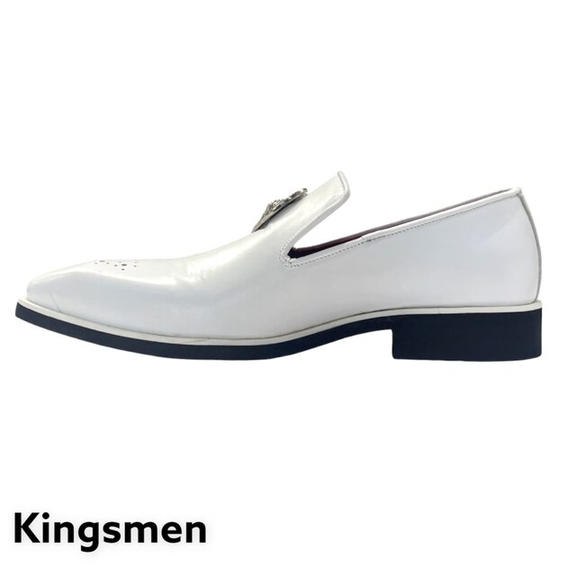 Emilio Franco Soft Bottom Loafer White