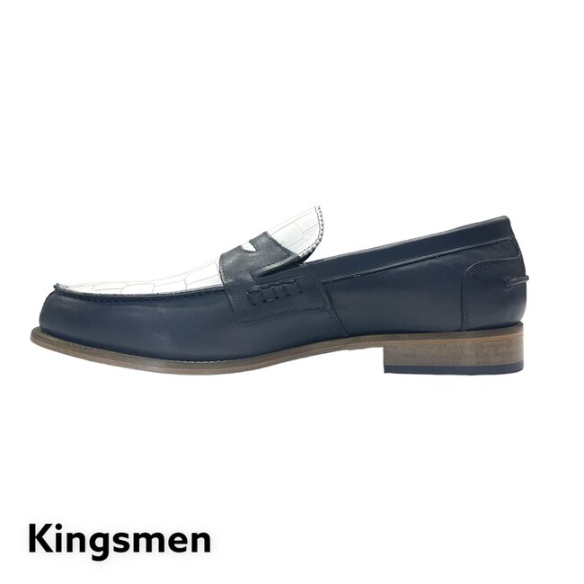 Duca Croc/Leather Loafer  Two Tone (LUGANO)