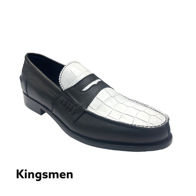 Duca Croc/Leather Loafer  Two Tone (LUGANO)