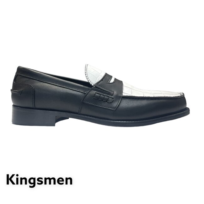 Duca Croc/Leather Loafer  Two Tone (LUGANO)